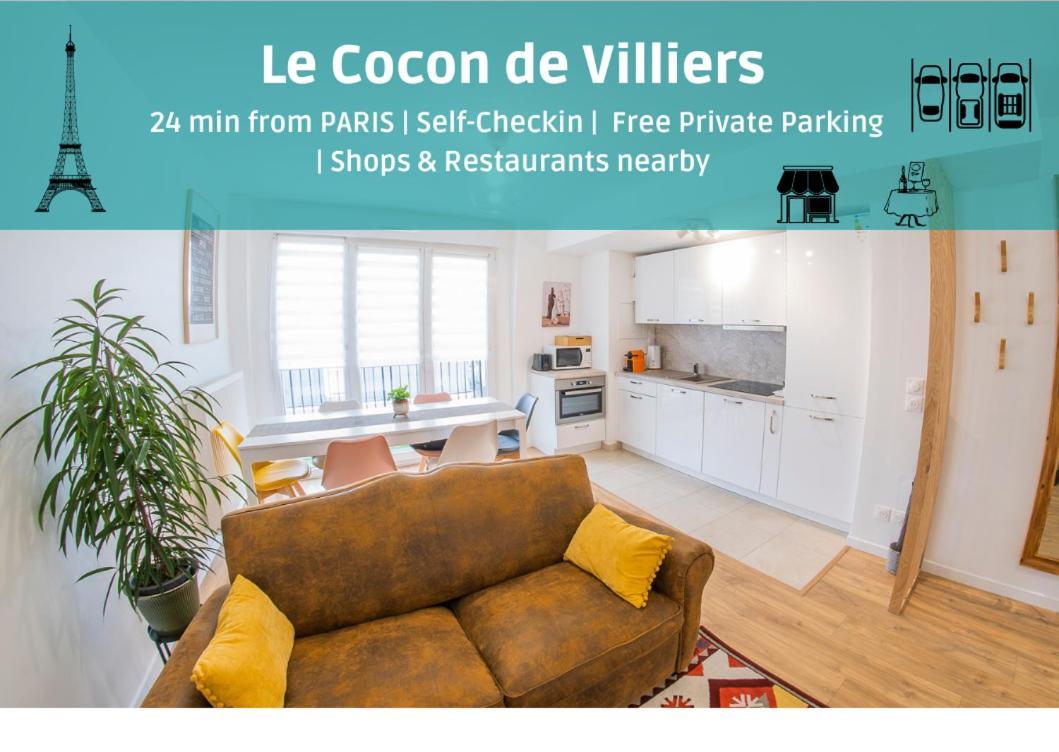 Paris & Disneyland - 2Min From Train Station - Free Private Parking Villiers-sur-Marne Zewnętrze zdjęcie