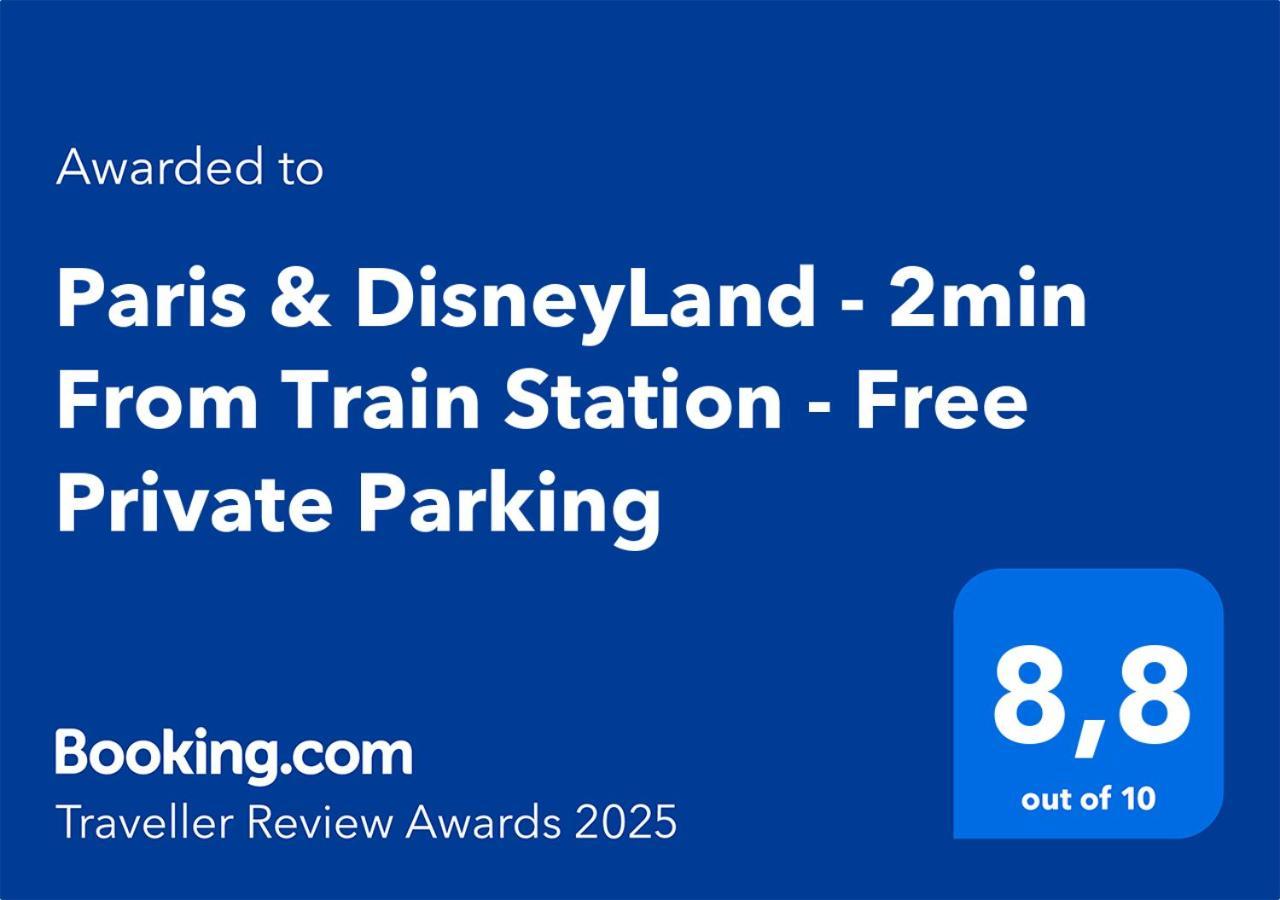 Paris & Disneyland - 2Min From Train Station - Free Private Parking Villiers-sur-Marne Zewnętrze zdjęcie